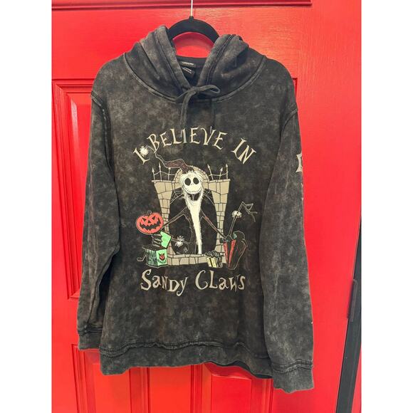 Torrid 3 (3X) Disney Nightmare Before Christmas Sandy Claws Hoodie Sweatshirt - Picture 1 of 7